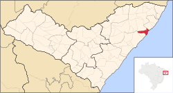 Location in Alagoas state