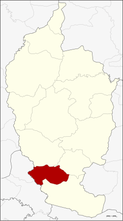 District location in Maha Sarakham province