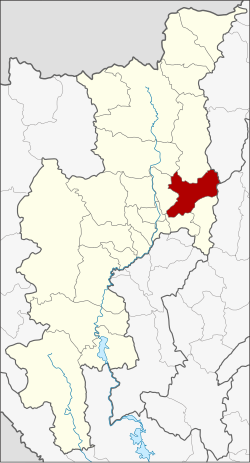 District location in Chiang Mai province