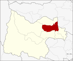 District location in Uthai Thani province