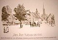 "Altes Rathaus", "Nicolaikirche" and Marketplace, ca 1900