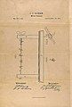 Patent drawing for barbed wire