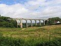 Cannington viaduct, near Uplyme, showing brick reinforcing arch after subsidence