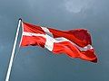 The flag of Denmark