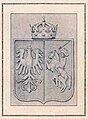 Drawing of the coat of arms of 1920