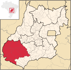 Location in Goias state