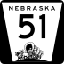 State Highway 51 marker