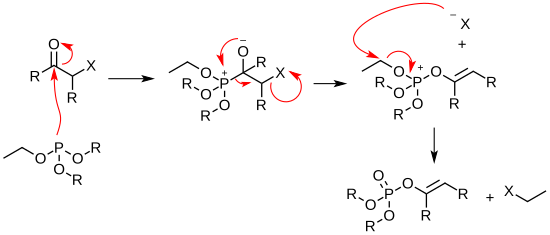 Perkow reaction mechanism