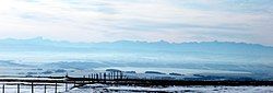 View of the Rockies and Foothills