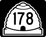 State Route 178 marker