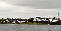 Wawa as seen across Wawa Lake