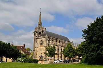 Saint Martin church, built in the 15th and 16th centuries