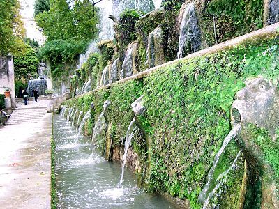 Detail of the Hundred Fountains