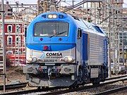 Locomotive 335-003 (Euro 4000) of COMSA Rail Transport (2009)