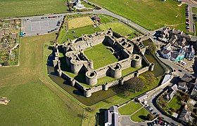 Beaumaris Castle, on the island of Anglesey off north-west Wales, 1295