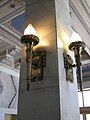 Sconces on first floor