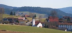 General view of Geiersthal from north-west