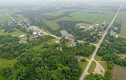 Wis-88 and Wis-121 junction in town