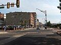 Eastern terminus at Front Street