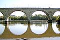 The Stone Arch Bridge from below