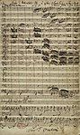 Beginning of Bach's Christmas Oratorio