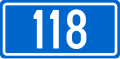 D118 state road shield