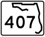 State Road 407 marker