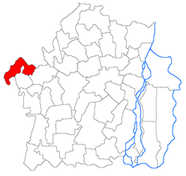 Location in Brăila County