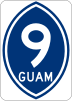 Guam Highway 9 marker