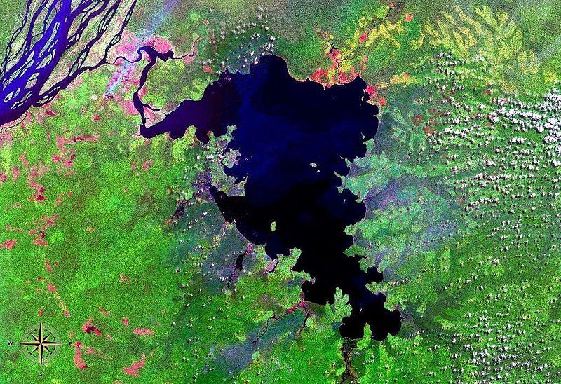 File:Lake Tumba NASA.jpg