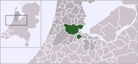 Location of Amsterdam