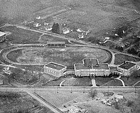 Aerial view of Mac-Hi as it appeared in the 1948 yearbook.