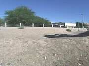 Replica of the Hohokam Ballcourt . The ballcourt, which is located at 1000 N. Date St., is an open-air structure where the Hohokam played ballgames using a rubber ball made from a local plant.