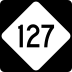 North Carolina Highway 127 marker