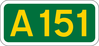 File:UK road A151.svg