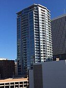 A view from the northeast of 44 Monroe in Downtown Phoenix.