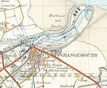 A map of Grangemouth