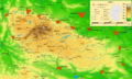 Image 18Topography of the Harz (from List of mountains and hills of the Harz)