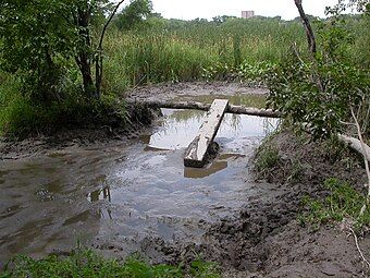 Mud pit area in 2006.