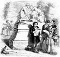 J.J. Grandville's reinterpretation of "Le satyre et le passant", 1838