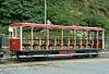 Restored Manx Electric Railway trailer car number 37 in 2004