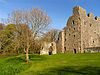 Oxwich Castle and dovecote