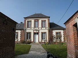 The town hall in Boutencourt