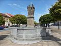 Fountain with a sculpture of Cyril and Methodius