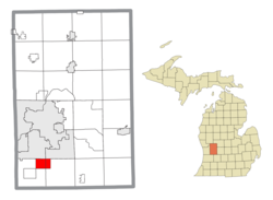 Location within Kent County