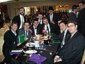 Alumni with Rosh Yeshiva