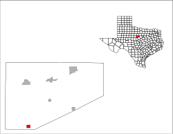 Location of Rising Star, Texas