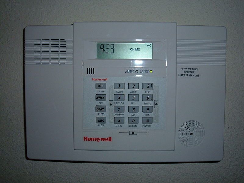 File:Honeywell home alarm.JPG