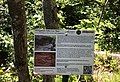 Sign Marker at Hungarian Falls describing the Jacobsville Sandstone in the area.