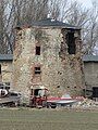 Ruin of windmill in Kreypau, 2011